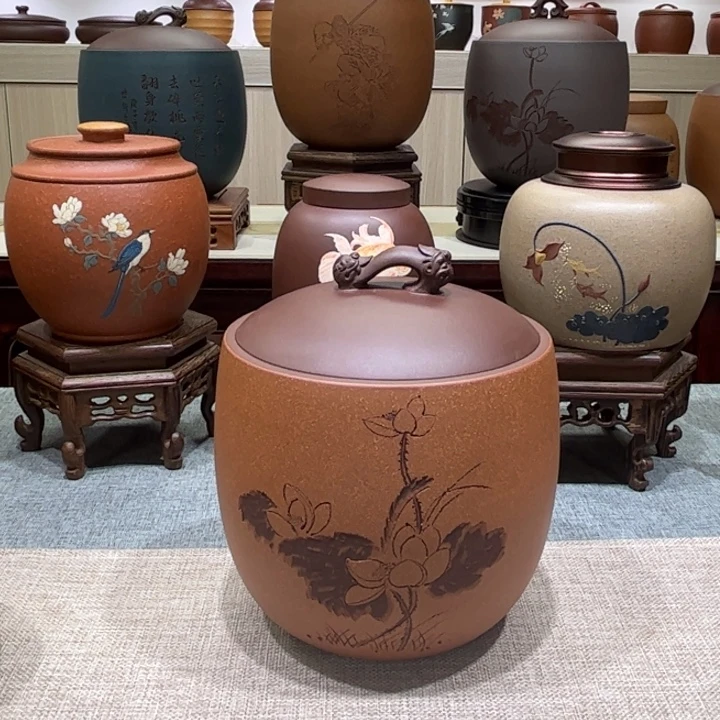 紫砂茶叶罐茶叶罐