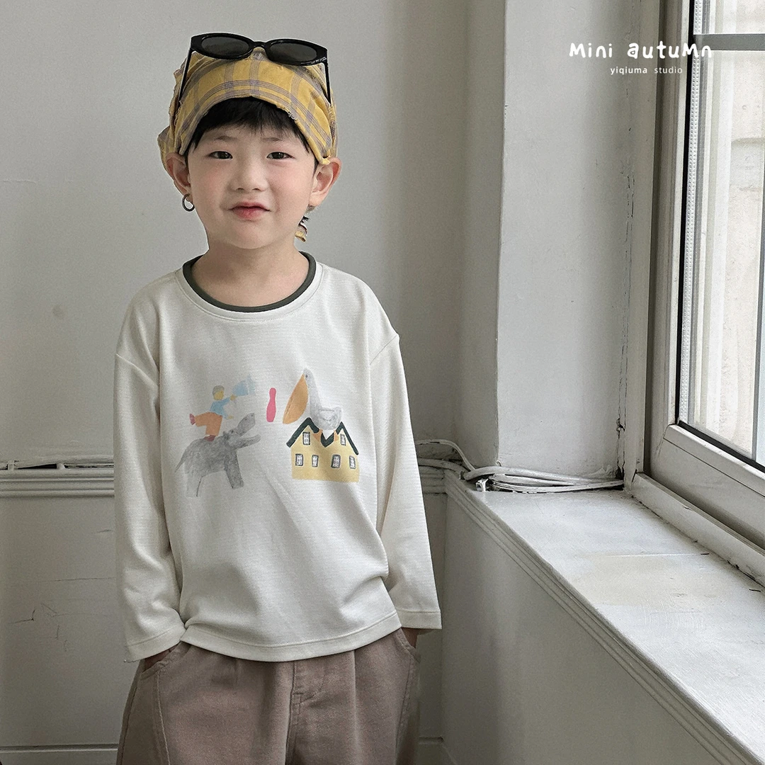 不出售「MINI AUTUMN」【暂停出售-巷往】润肤棉女小童T恤BQ53152