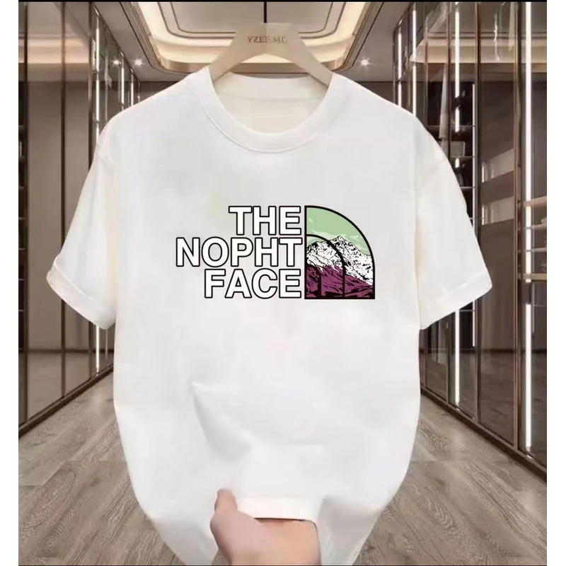 【一折粉丝福利】2025春夏新款奢品男女同款重磅情侣时尚休闲T恤-47