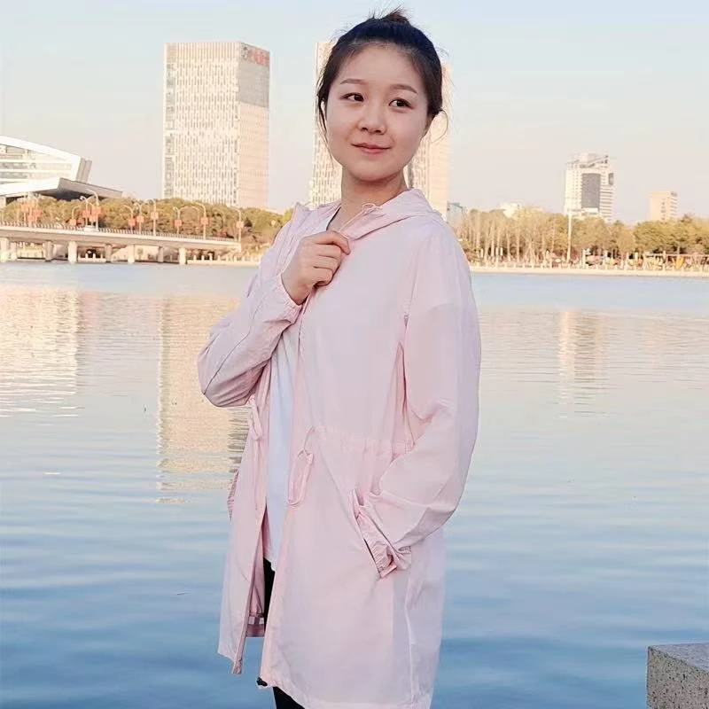 C86-1女士夏季薄款冰丝防晒外套夏季骑行薄款外搭外套部分微瑕