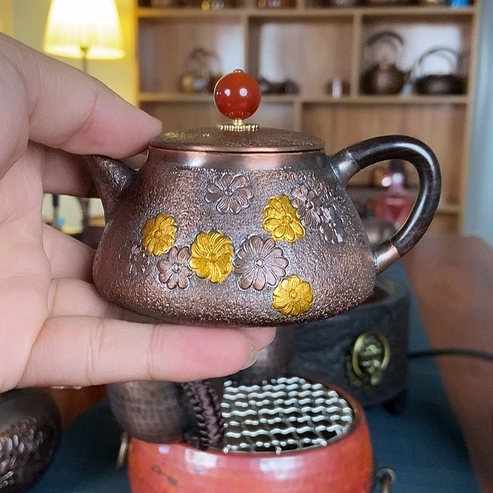 纯手工制作一铜壶制作