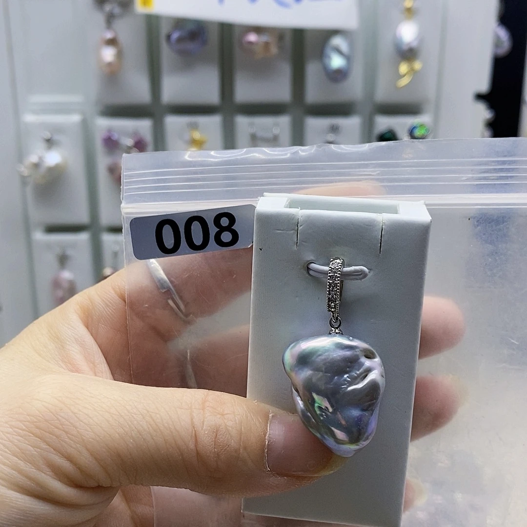 颈饰合金淡水珍珠