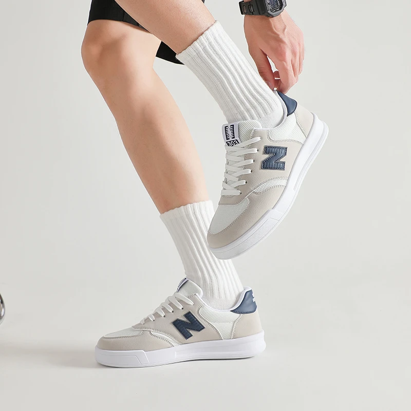 正品新百伦四季透气跑鞋运动鞋百搭休闲小白鞋防滑情侣学生女鞋子