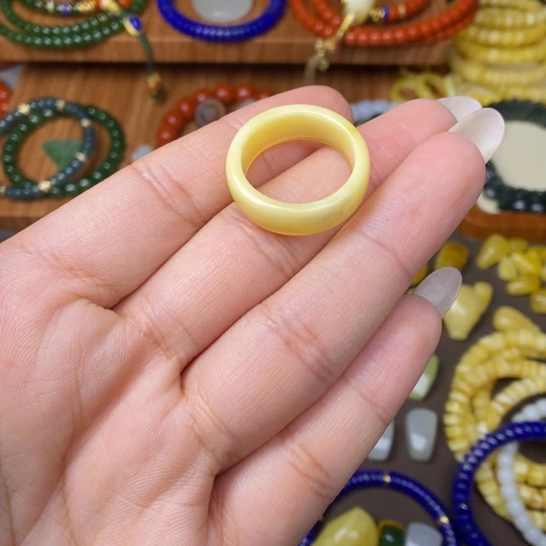 ****阁手链琥珀未镶嵌瑕疵