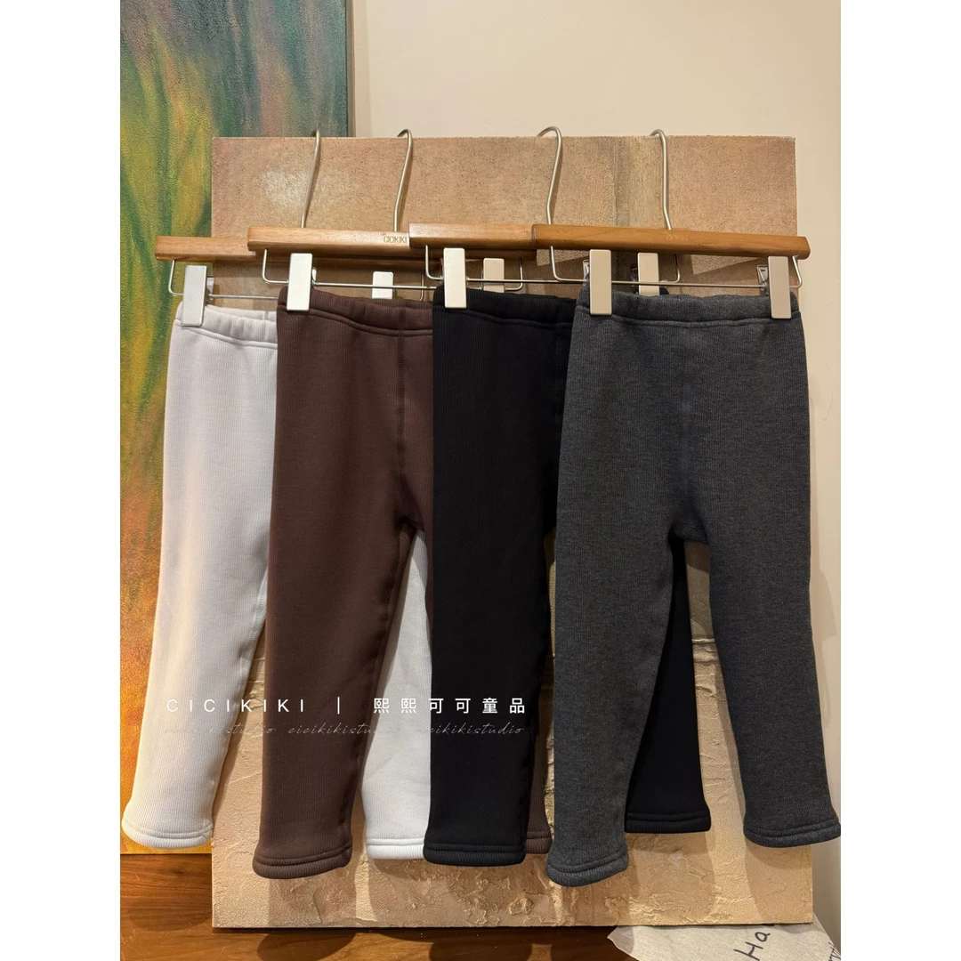 【小火炉】儿童童装秋冬时尚百搭加绒打底裤熙熙可可 DDK2529