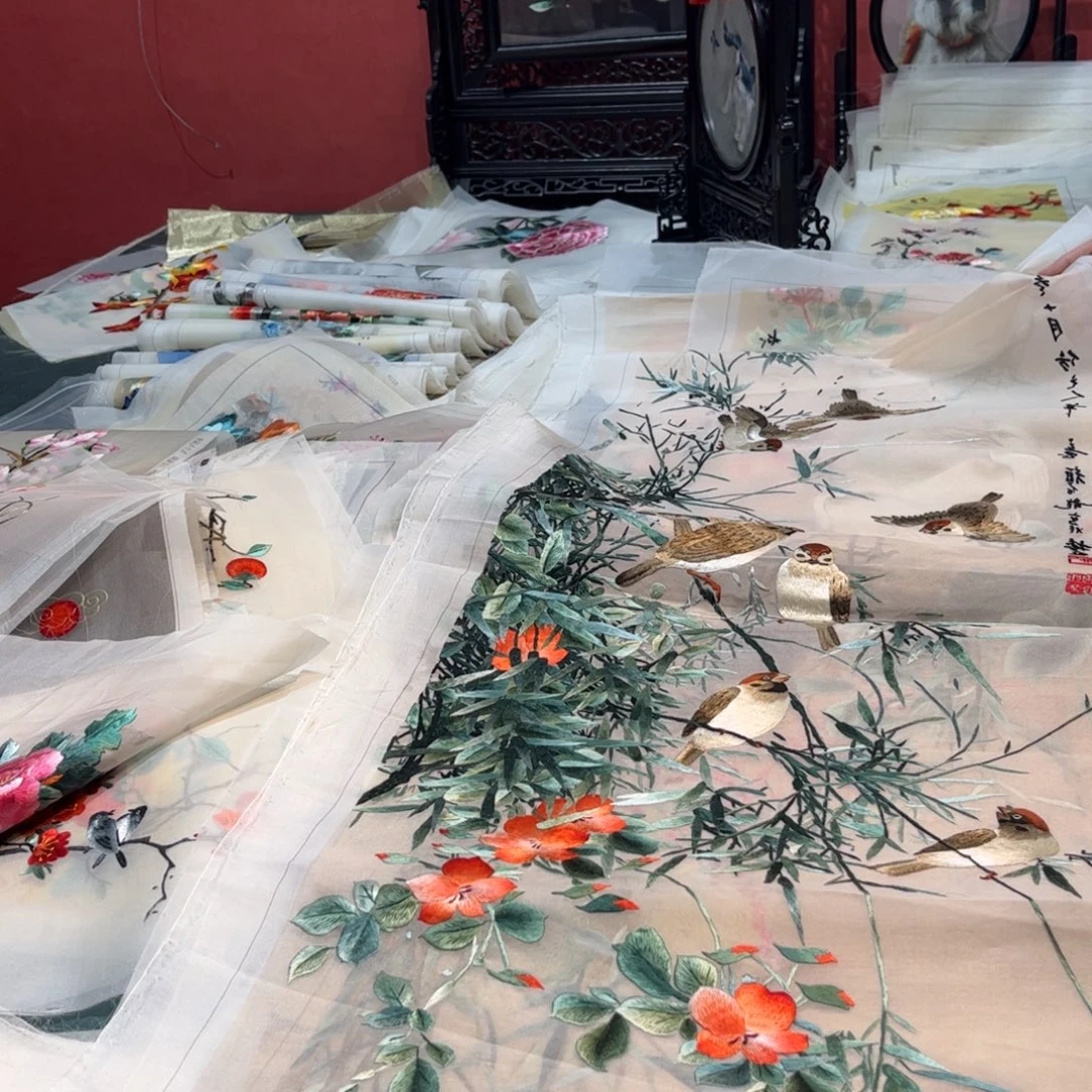 刘***白织绣纯手工打造全网最高性价比