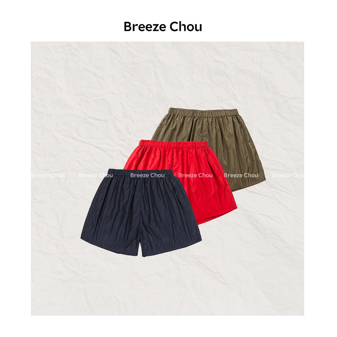 Breeze Chou多色梭织运动休闲短裤运动时尚百搭BC-BE076018