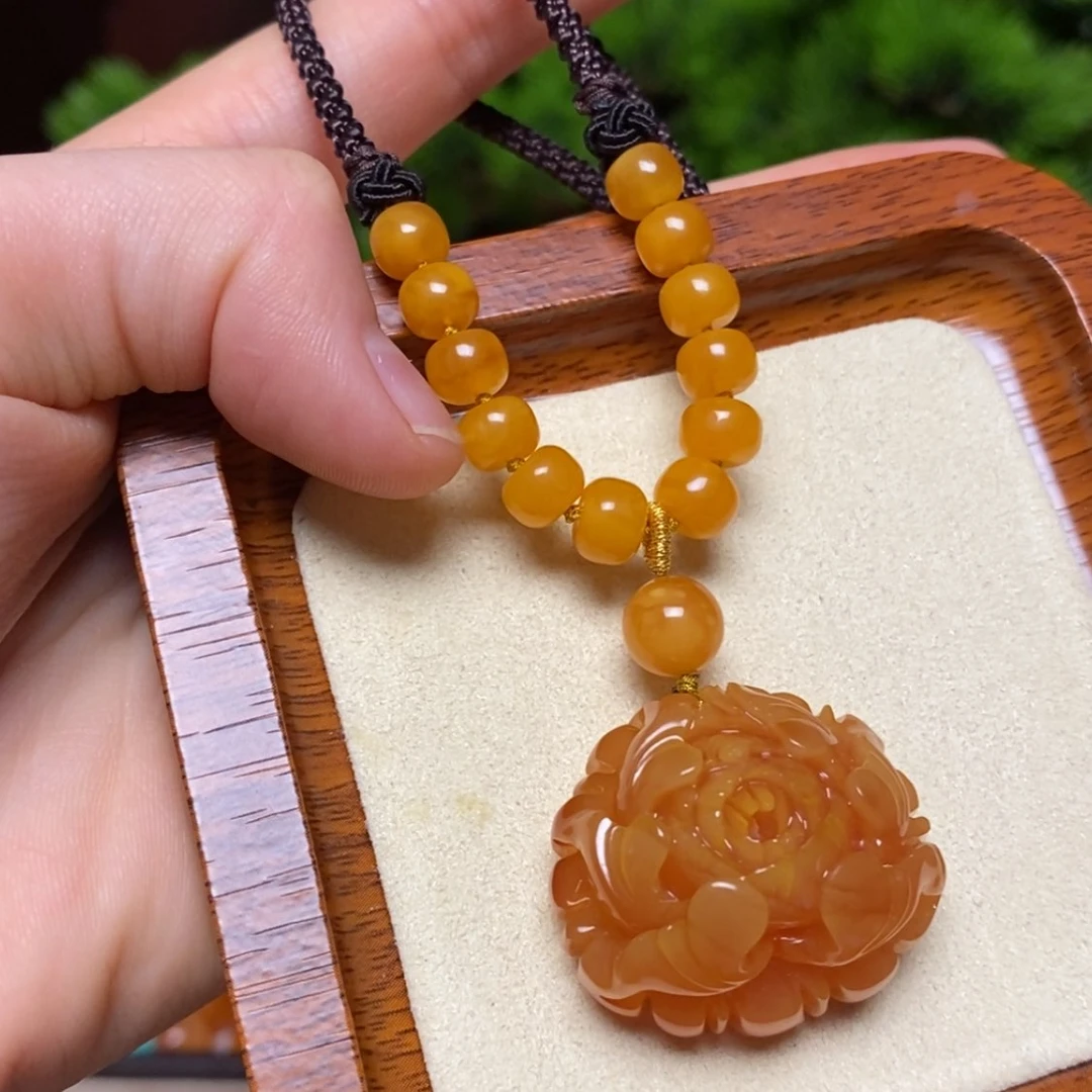 【闪购商品】蜜蜡颈饰未镶嵌项链