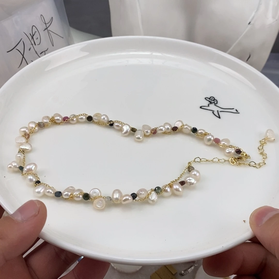 淡水珍珠颈饰未镶嵌