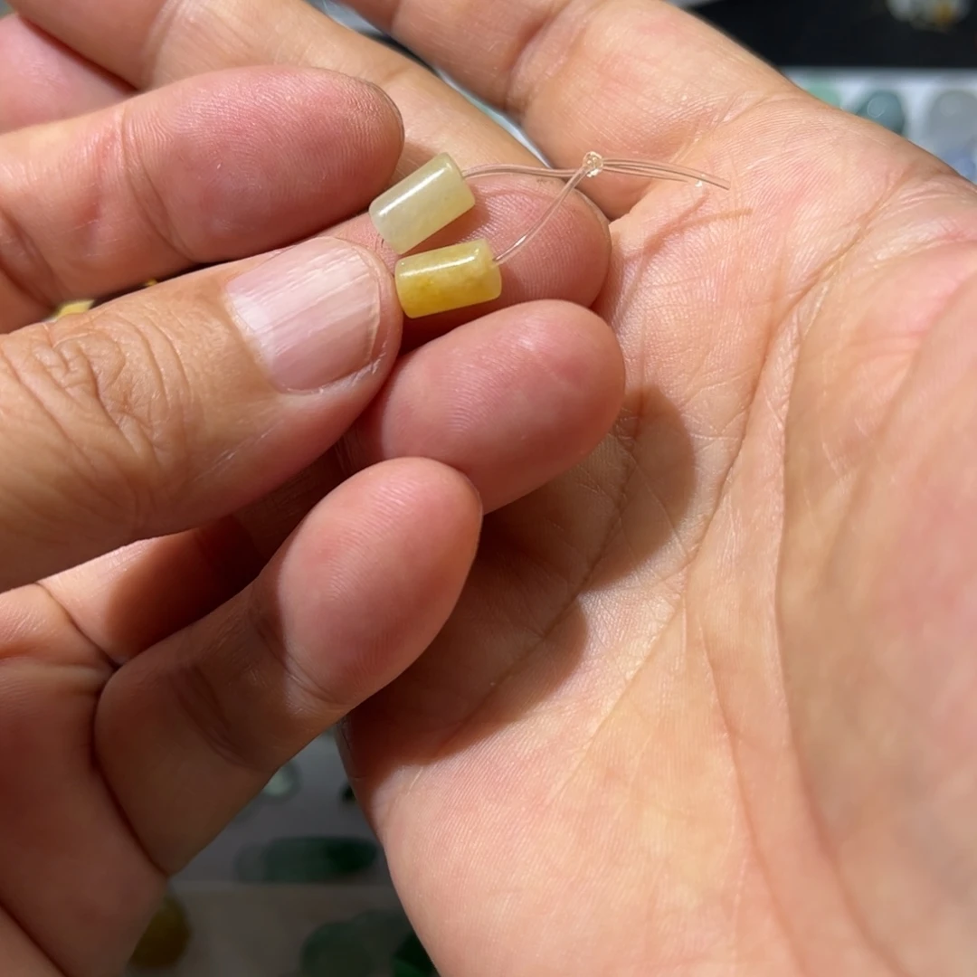 颈饰未镶嵌翡翠桶珠