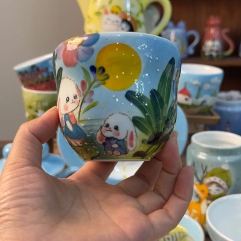炉景德镇釉下手绘陶瓷