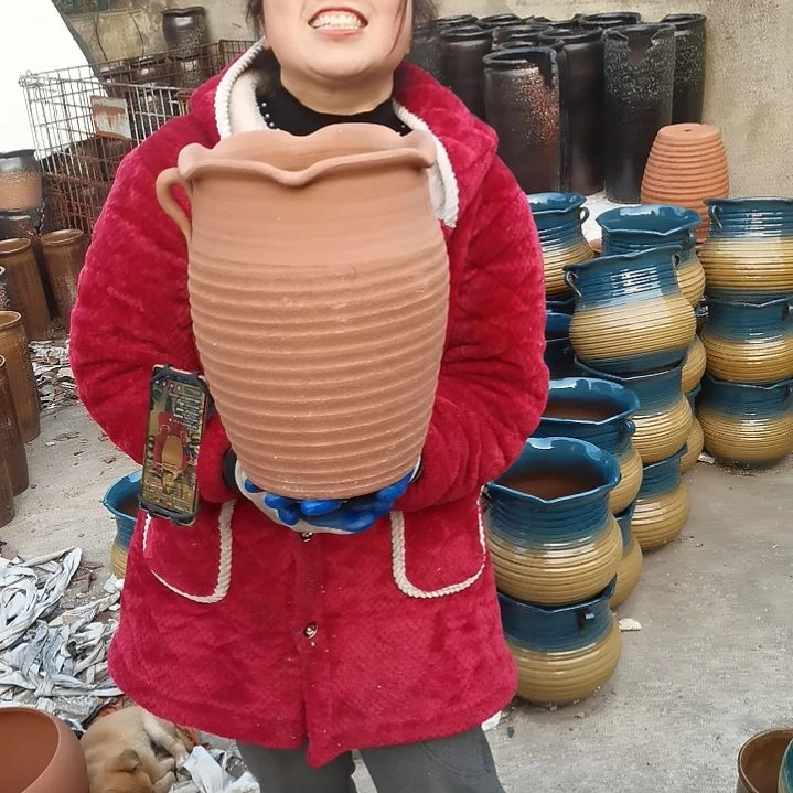 红陶口23高30瑕疵