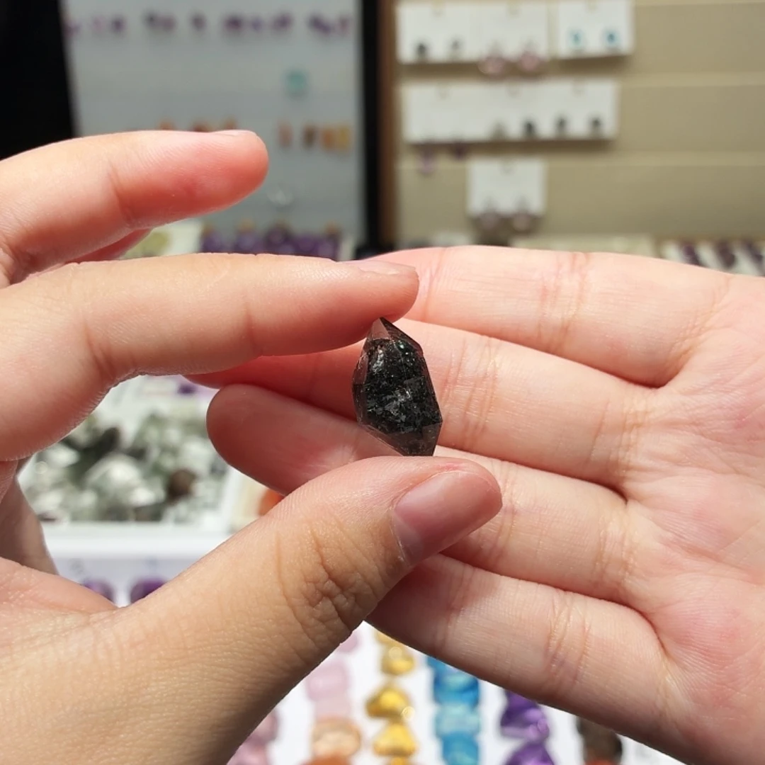 吊坠(不含链)未镶嵌水晶闪灵 双尖 打孔定制不退换