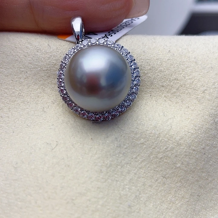 颈饰海水珍珠银S925镶嵌w68