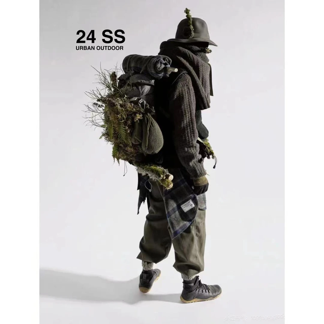 267-DOUBLE SIDED OUTERWEAR中古配色贴条双面穿外套