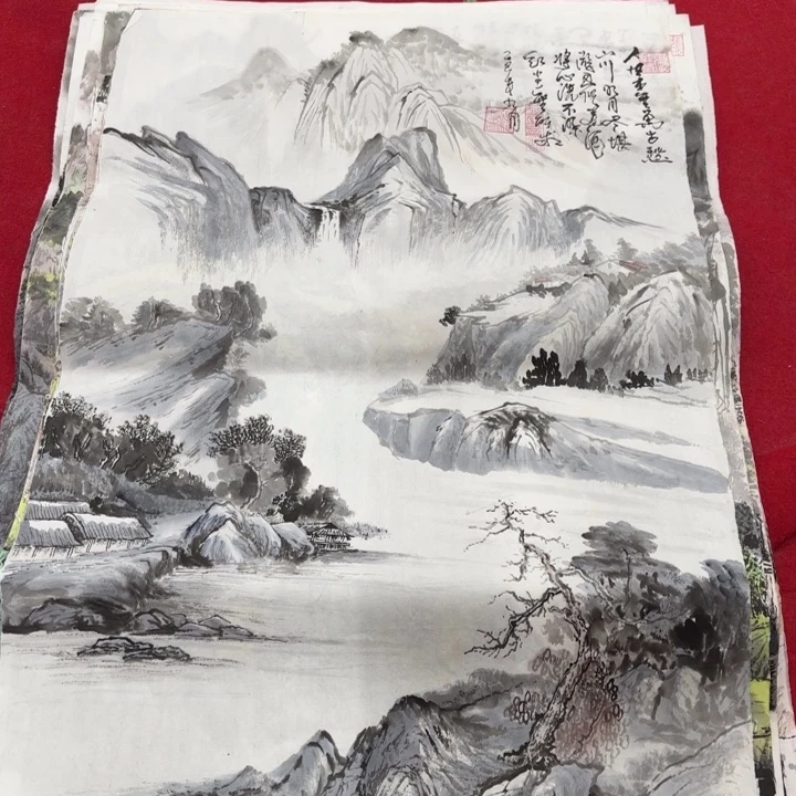 国画花鸟等多种鸟类和鸟类的