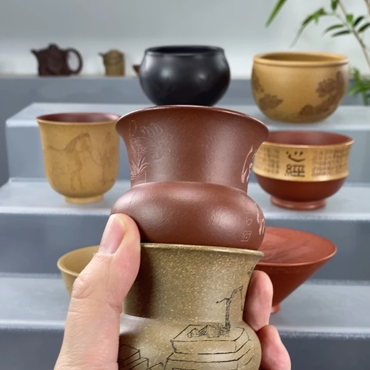 宜兴紫砂手工主人杯