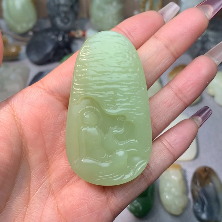 和田玉挂件未镶嵌