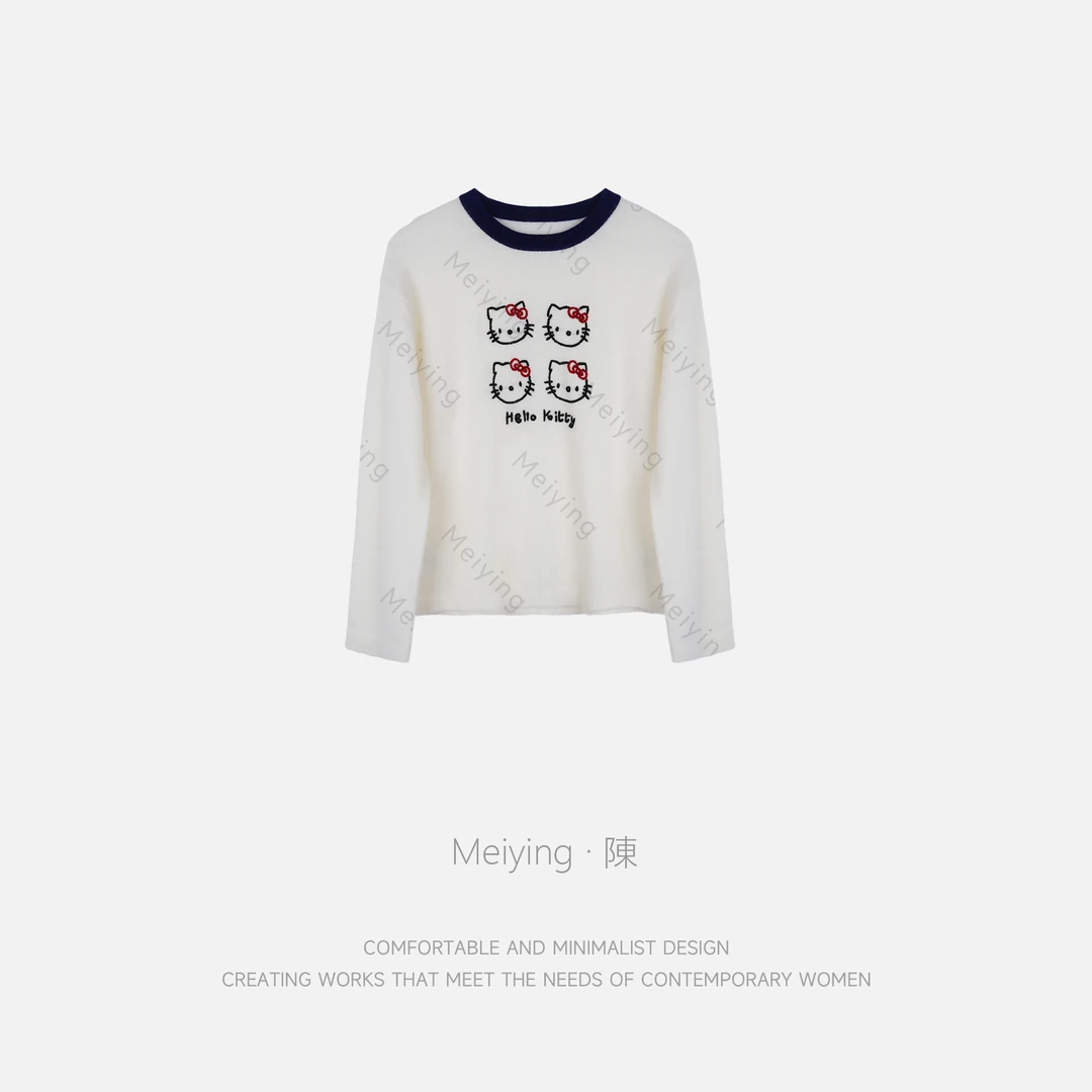 Meiying-时尚潮流洋气韩版长袖针织衫YA5QZ051