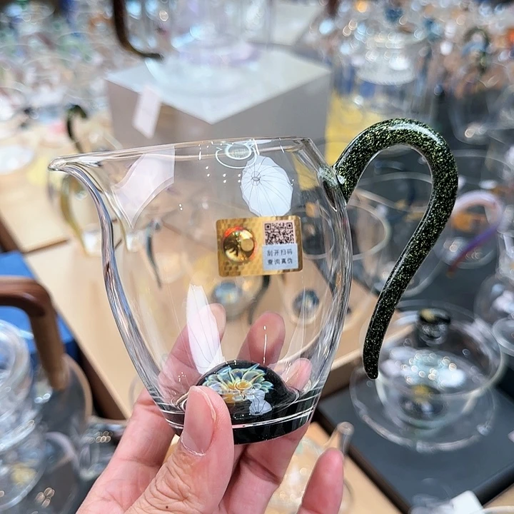 禾器雅青黑金怡然公道杯