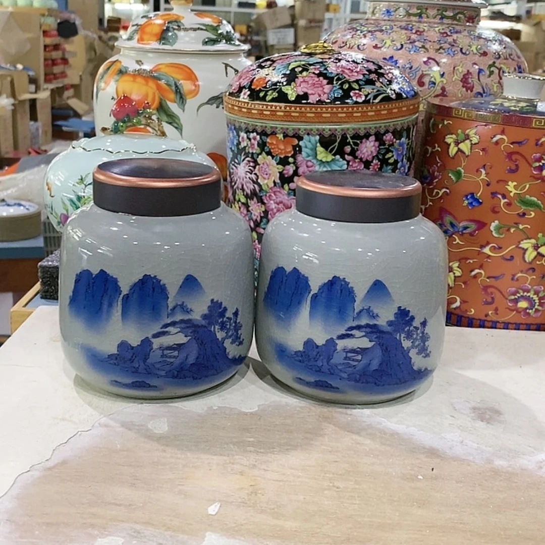 【闪购商品】罐茶叶罐陶瓷茶叶罐