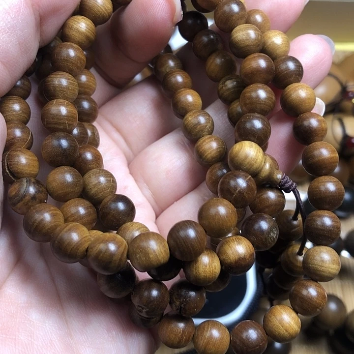 檀香木无事牌老山檀香08多圈瑕疵