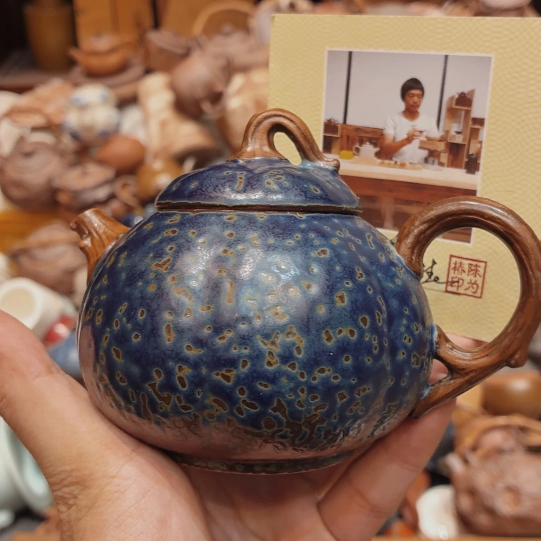 柴烧老岩泥高温茶器皿