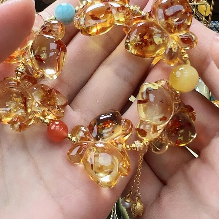 琥珀未镶嵌珠宝奇石