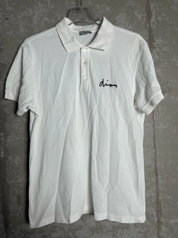 未使用 DIOR/迪奥 XL*1/迪奥草写字母刺绣logo polo衫短袖/09783
