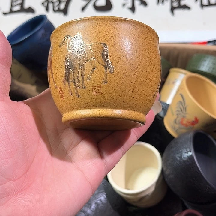 茶杯紫砂全手工紫砂主人杯