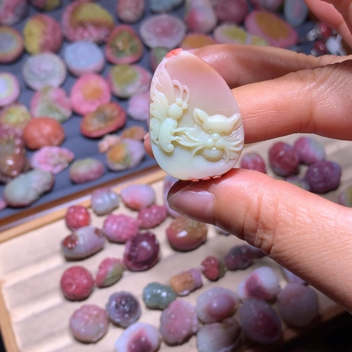 玛瑙/玉髓未镶嵌手链盐源玛瑙