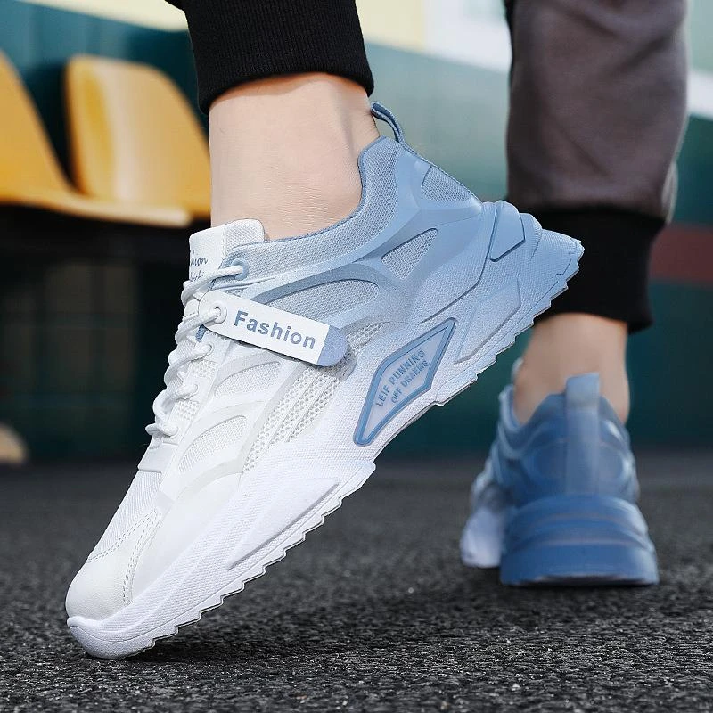 春秋慢跑鞋百搭男款潮鞋厚底增高老爹鞋休闲鞋运动鞋男生鞋子男鞋