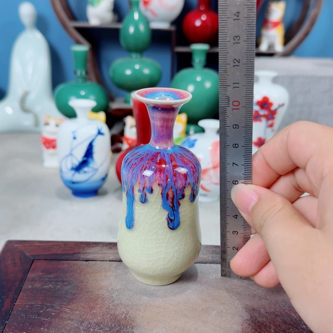 陶瓷手工小花器摆件