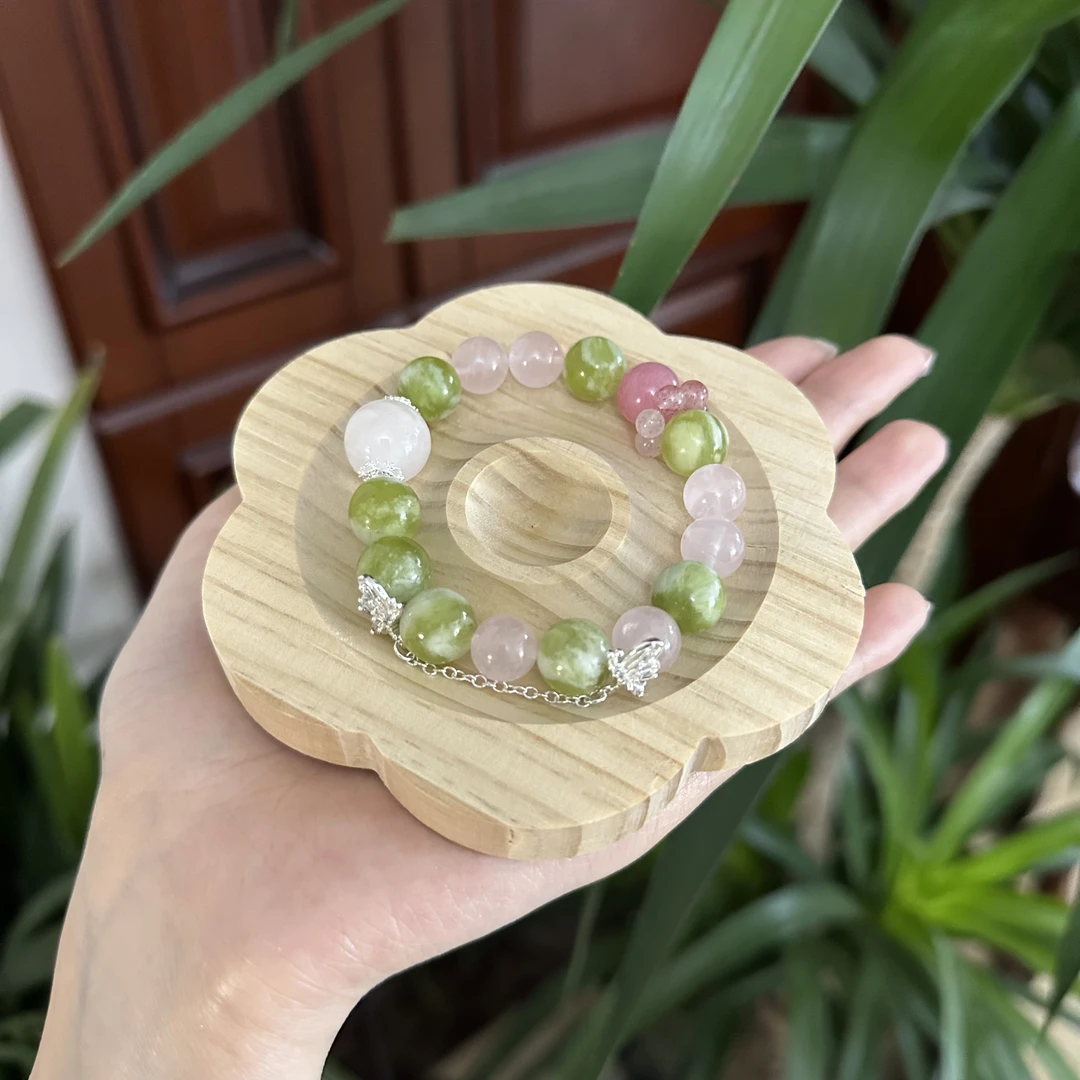 木兮手作青霭蝶影精美手串