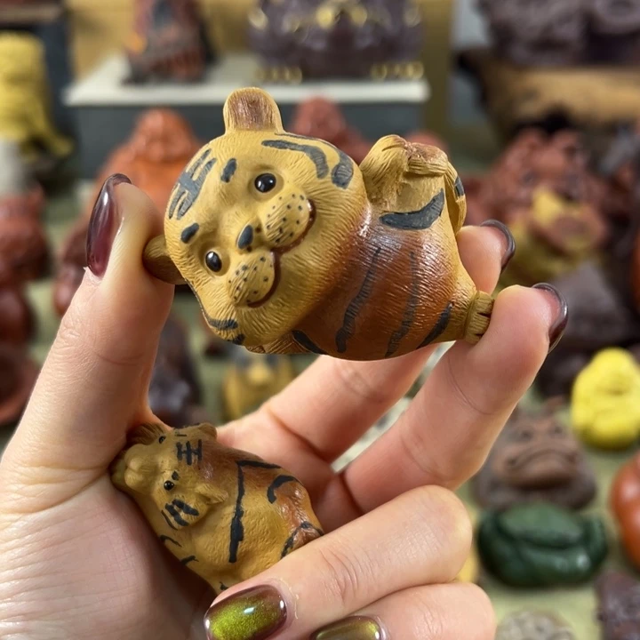 紫砂茶宠紫砂老虎