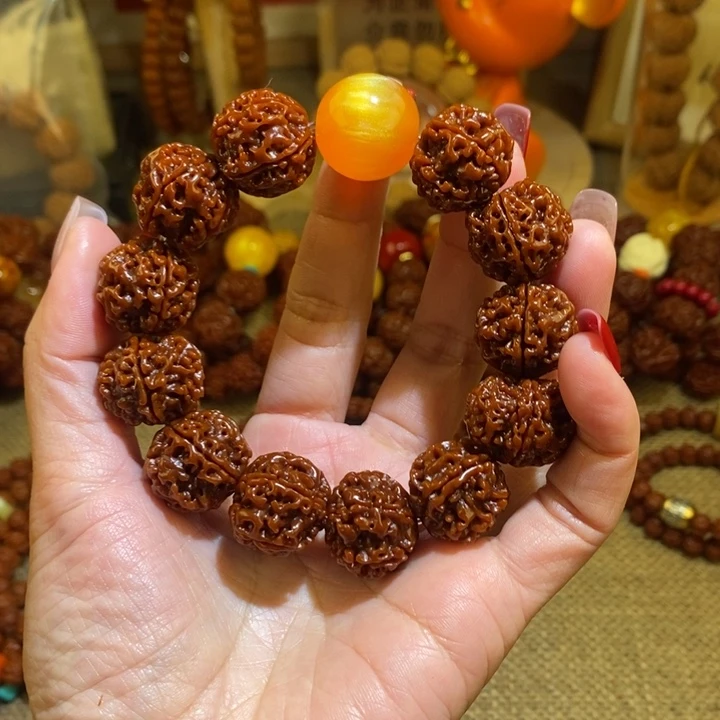 金刚菩提手串205玉化黄琉璃