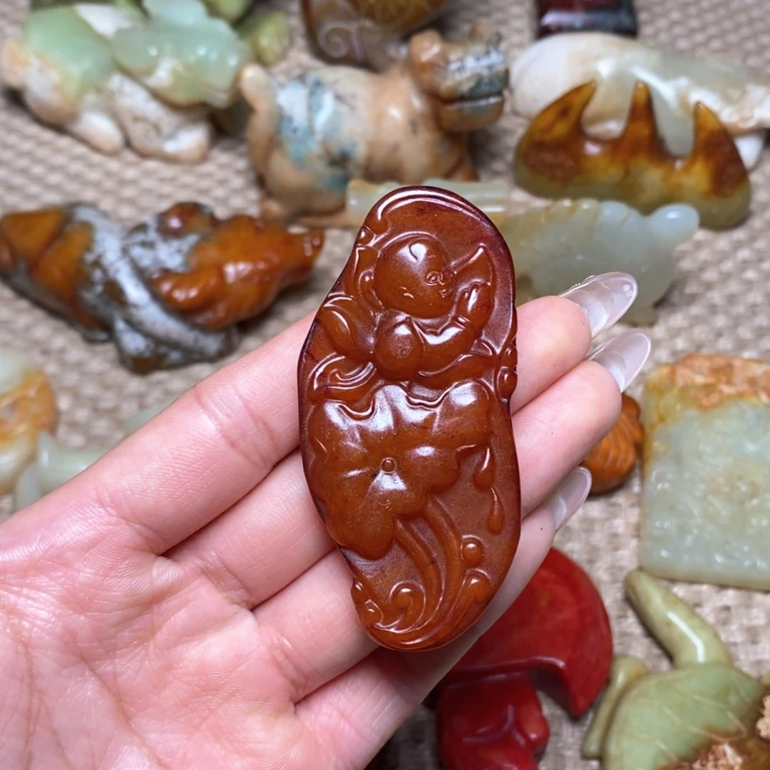 白玉菩提吊坠白玉菩提白玉菩提摆件