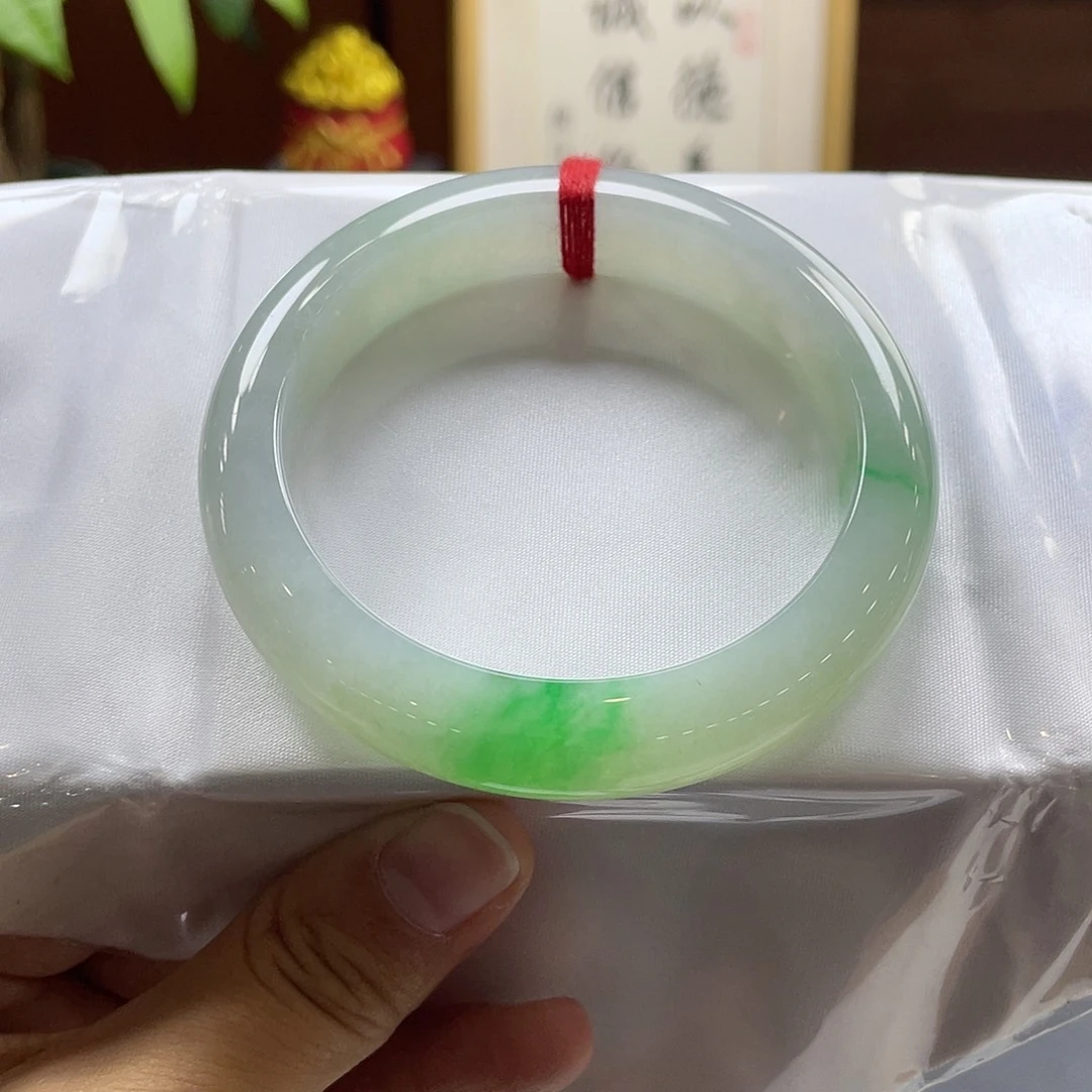 翡翠未镶嵌手镯38 号链接