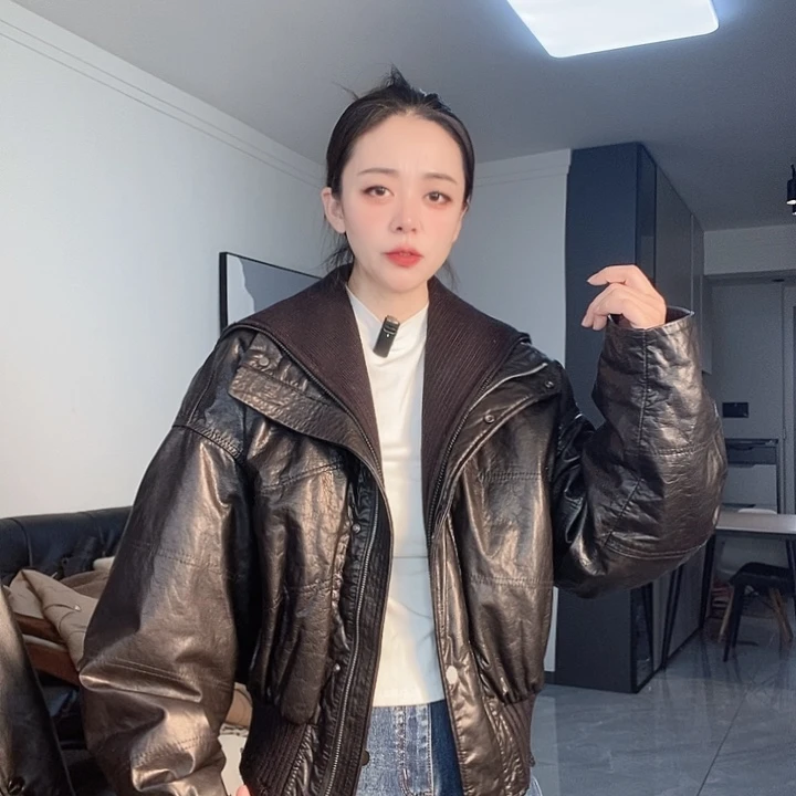 小牛皮羽绒油蜡135斤内