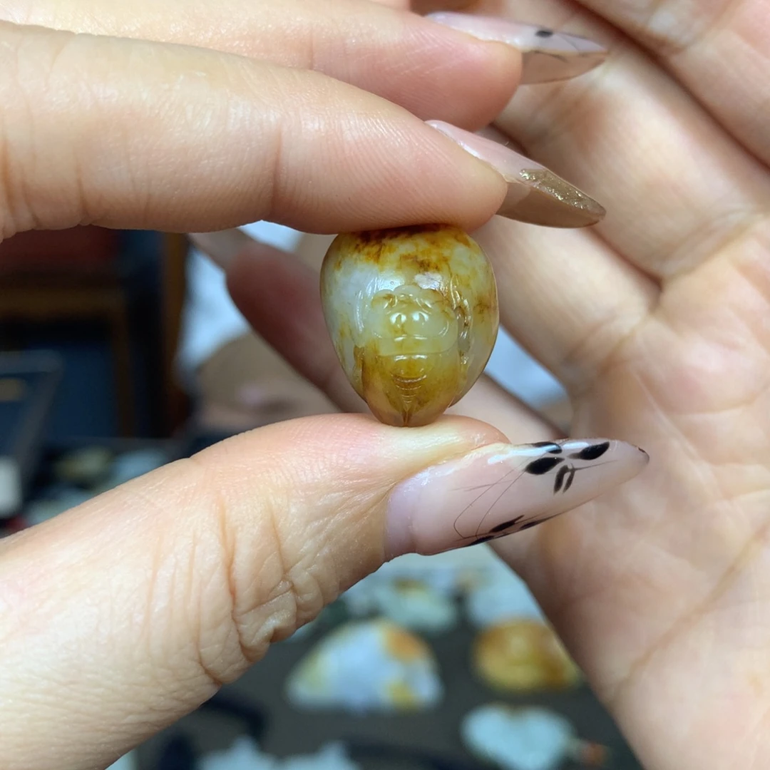 和田玉（糖玉）未镶嵌吊坠(不含链)