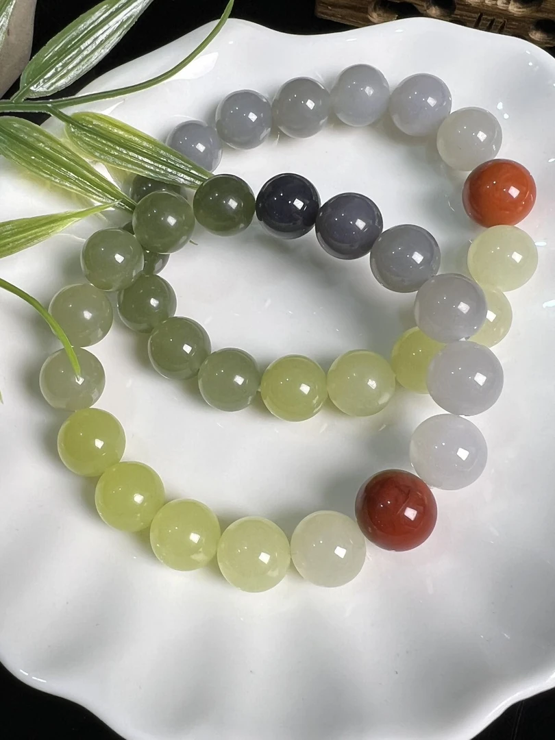 和田玉多宝手串卡12mm  S1777多样性发一件