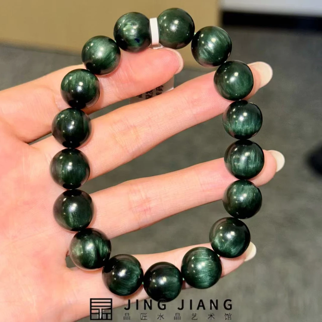 晶匠绿发晶手串12mm+ 编号H-JP53071