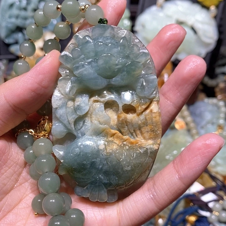 岫玉毛衣链未镶嵌