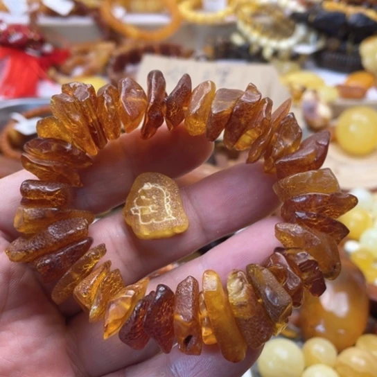 未镶嵌蜜蜡手串手串