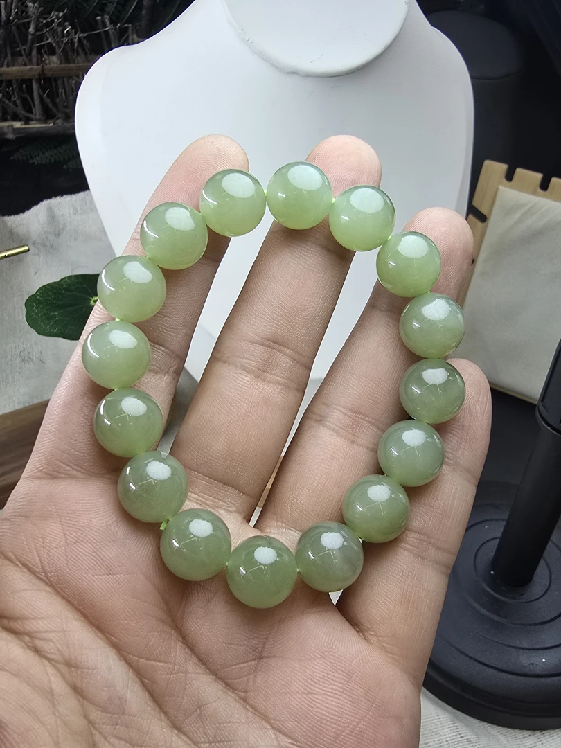 （一哥专属）YF-0164和田玉手串11mm+多样性发其一