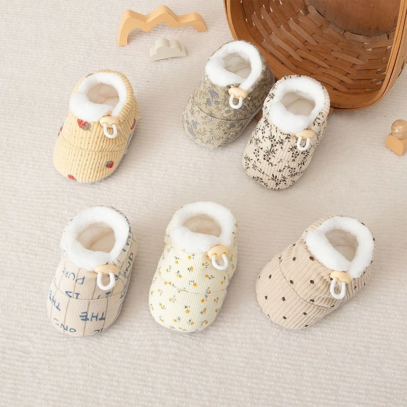 婴儿鞋子学步春秋冬款软底防滑男女宝宝室内隔凉地板鞋袜不掉跟qt