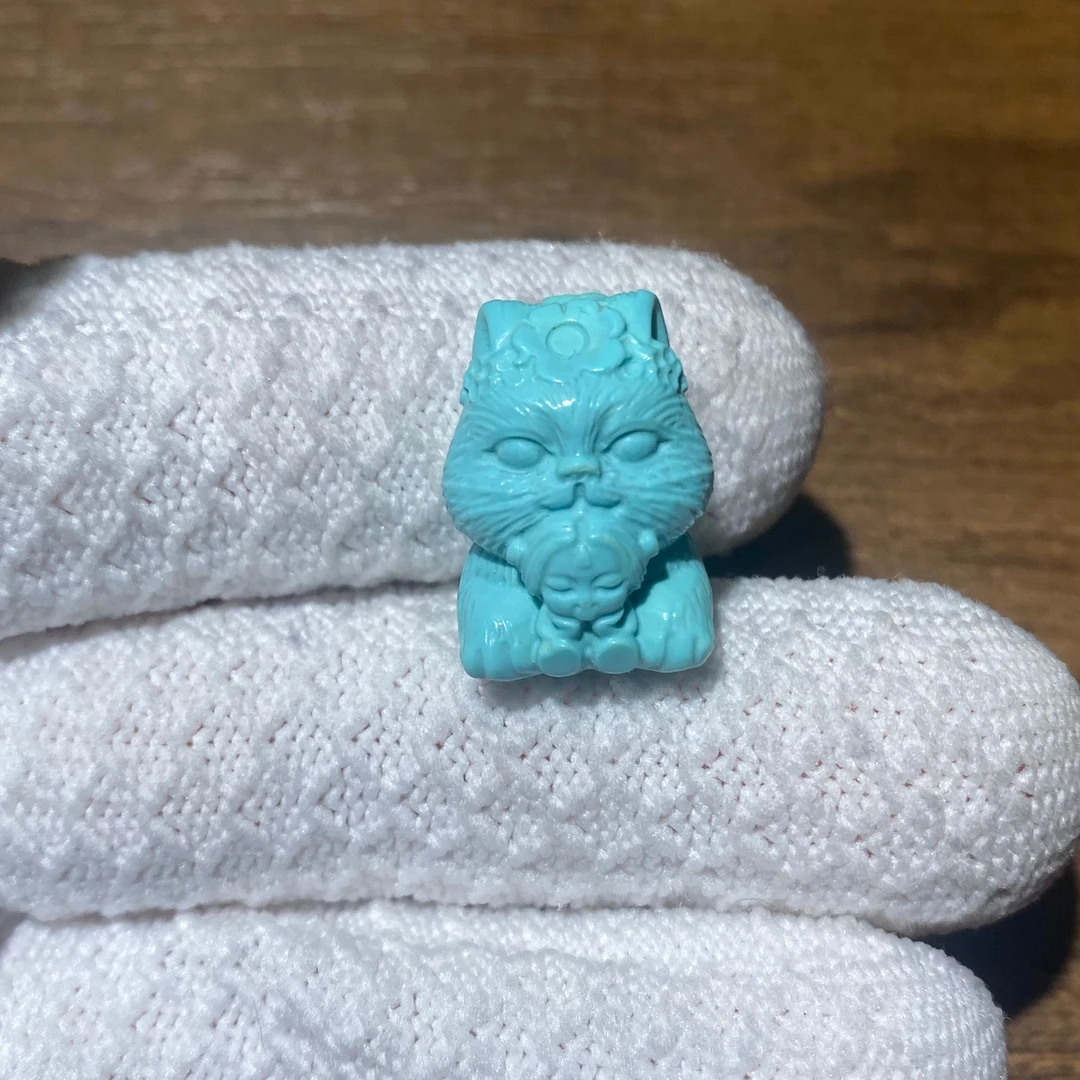 S102抖音基地质检发货 带地大证书 重5.27g 原矿松石高瓷高蓝