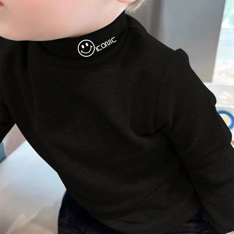儿童德绒打底衫2025新款秋冬保暖长袖T恤中大童洋气百搭潮流爆款