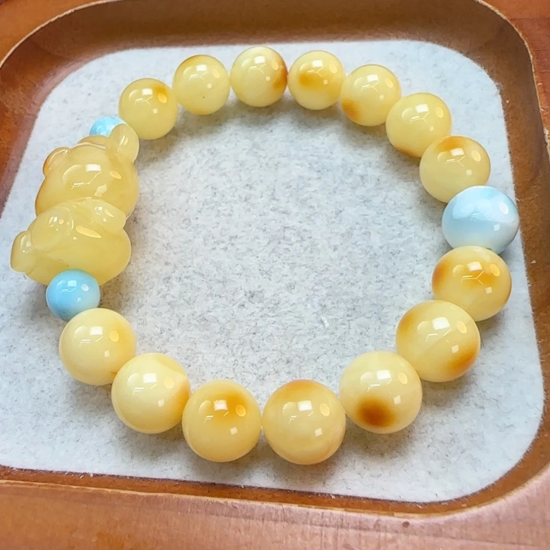 裸石琥珀未镶嵌定制