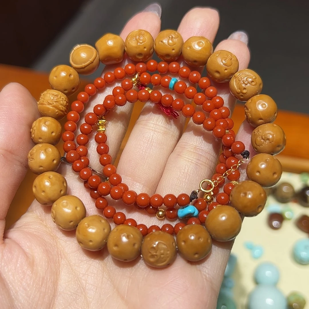 猴头核桃手串爱****仔